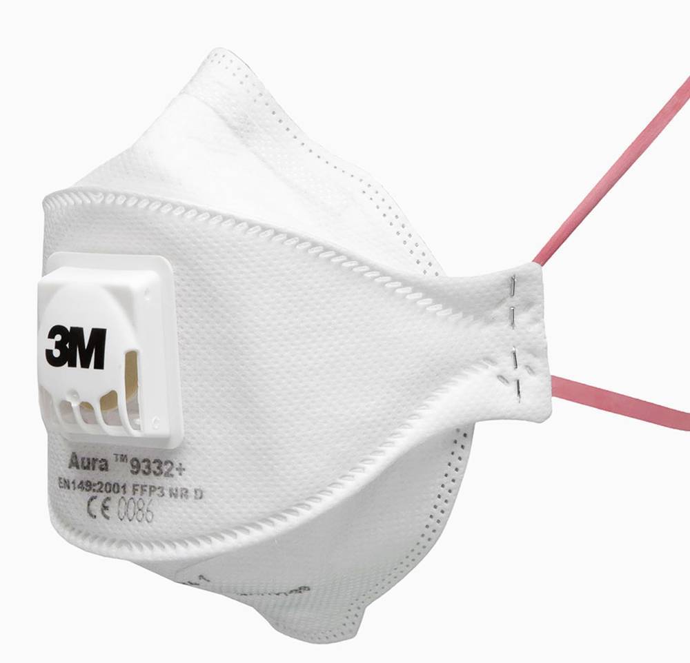 ΜΑΣΚΑ ΕΝΑΝΤΙ ΣΩΜΑΤΙΔΙΩΝ 3M AURA 9332+ FPΡ3 3M