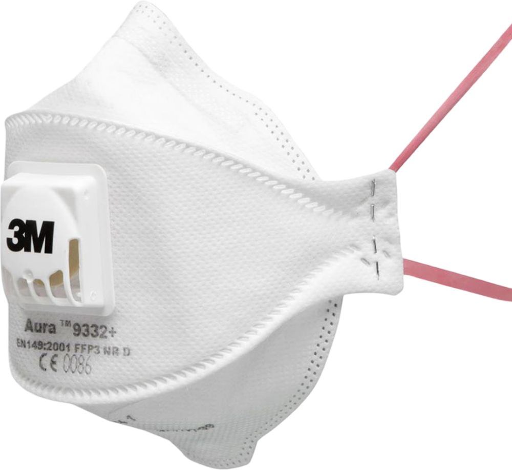 3M ΜΑΣΚΑ ΕΝΑΝΤΙ ΣΩΜΑΤΙΔΙΩΝ 3M AURA 9332+ FPΡ3