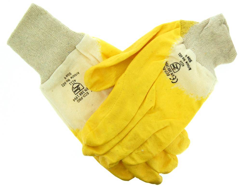 ΓΑΝΤΙΑ ΒΑΜΒΑΚΕΡΑ ΜΕ ΕΠΙΚΑΛΥΨΗ NITRILE-9'' (L)