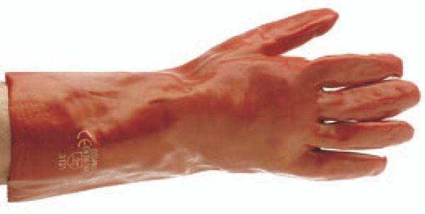 OEM ΓΑΝΤΙΑ ΑΠΟ PVC 35 CM ΚΟΚΚΙΝΑ (XL)