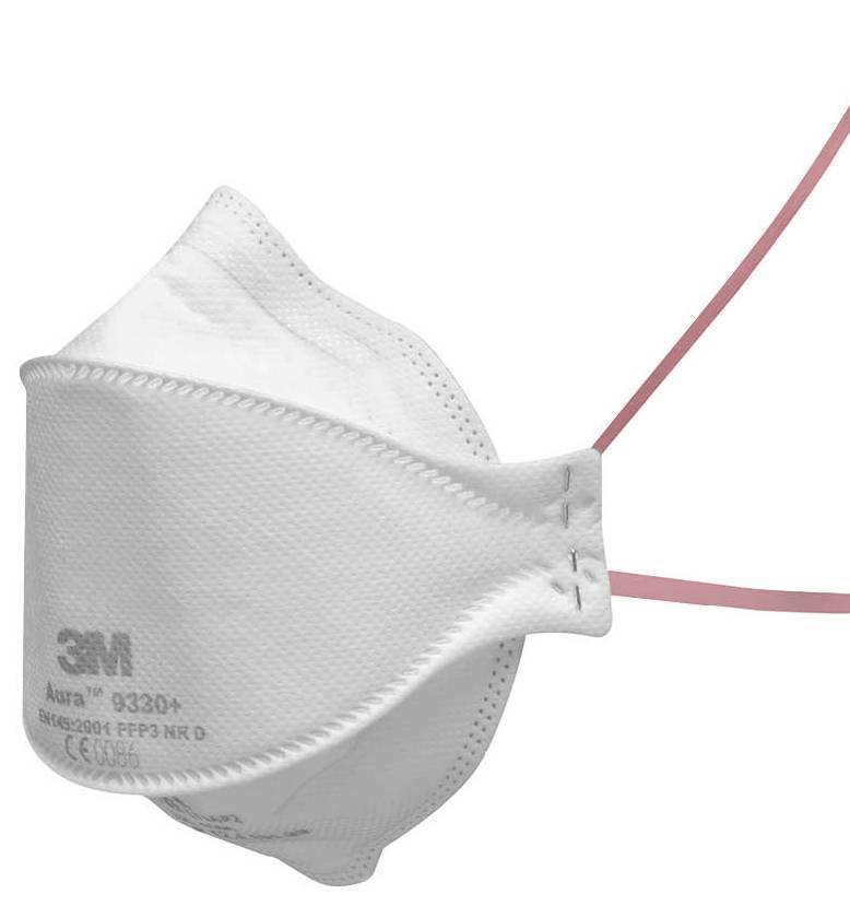 ΜΑΣΚΑ ΕΝΑΝΤΙ ΣΩΜΑΤΙΔΙΩΝ FFP3 ΧΩΡΙΣ ΒΑΛΒΙΔΑ 3M AURA 9330+