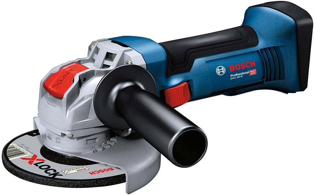 BOSCH ΓΩΝΙΑΚΟΣ ΤΡΟΧΟΣ ΜΠΑΤΑΡΙΑΣ BOSCH PRO GWX 18V-8 X-LOCK SOLO 06019J7001