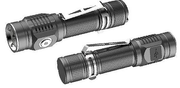 ΦΑΚΟΣ ΕΠΑΝΑΦΟΡΤΙΖΟΜΕΝΟΣ BORMANN 1500LUMENS, XPG LED, ΑΔΙΑΒΡΟΧΟΣ (BPR6035) 030034