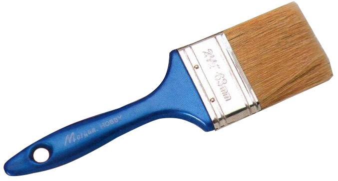 ΠΙΝΕΛΑ HMIΔΙΠΛΑ ΗΟΒΒΥ ΛΕΥΚΗ ΤΡΙΧΑ 6.3CM