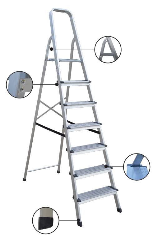 ΣΚΑΛΑ ΑΛΟΥΜΙΝΙΟΥ PROFAL PLUS ΤΕΜ. 5+1