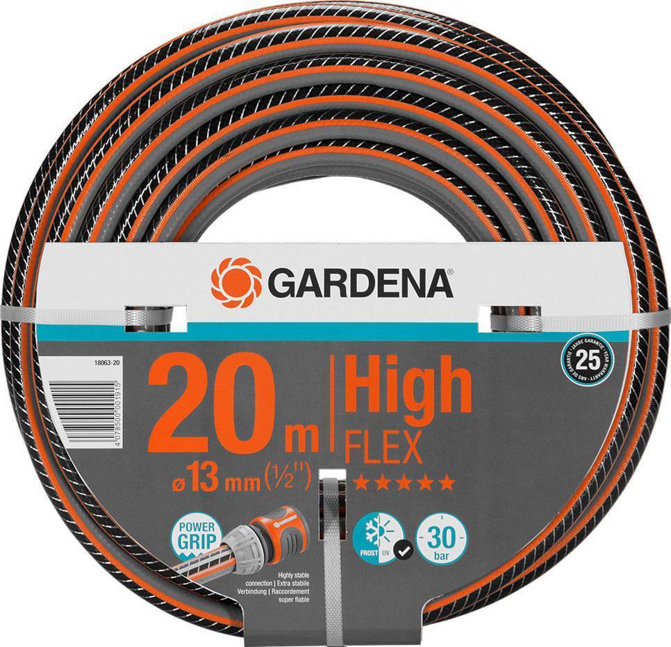 ΛΑΣΤΙΧΟ ΠΟΤΙΣΜΑΤΟΣ GARDENA COMFORT HIGHFLEX 1/2'' 20M 18063-20 GARDENA