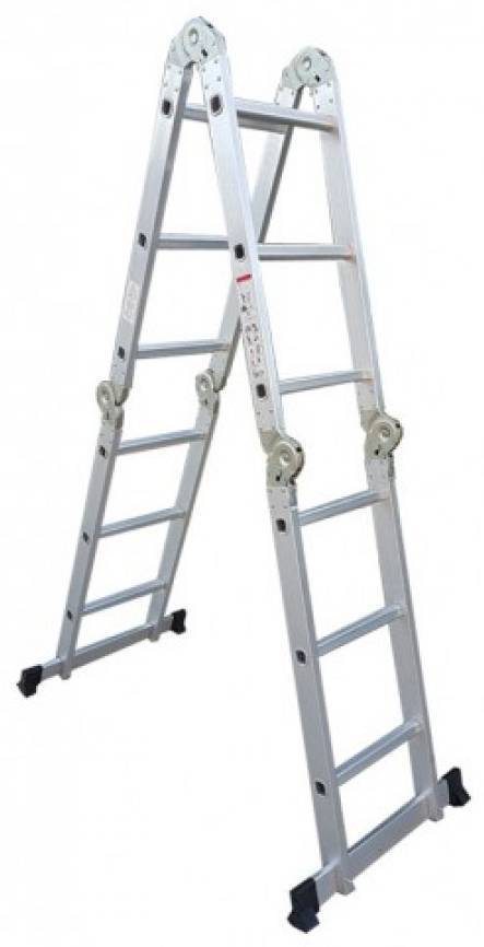 ΣΚΑΛΑ ΜΟΝΗ ΠΟΛΛΑΠΛΗΣ ΧΡΗΣΗΣ ΑΛΟΥΜΙΝΙΟΥ 4X4 ΜΕ ΤΡΑΒΕΡΣΑ