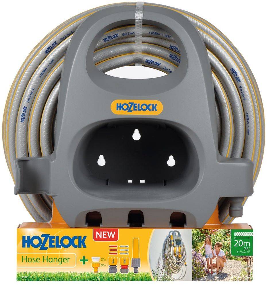 ΣΕΤ ΒΑΣΗ ΤΟΙΧΟΥ ΜΕ ΛΑΣΤΙΧΟ HOZELOCK 20M (2364)