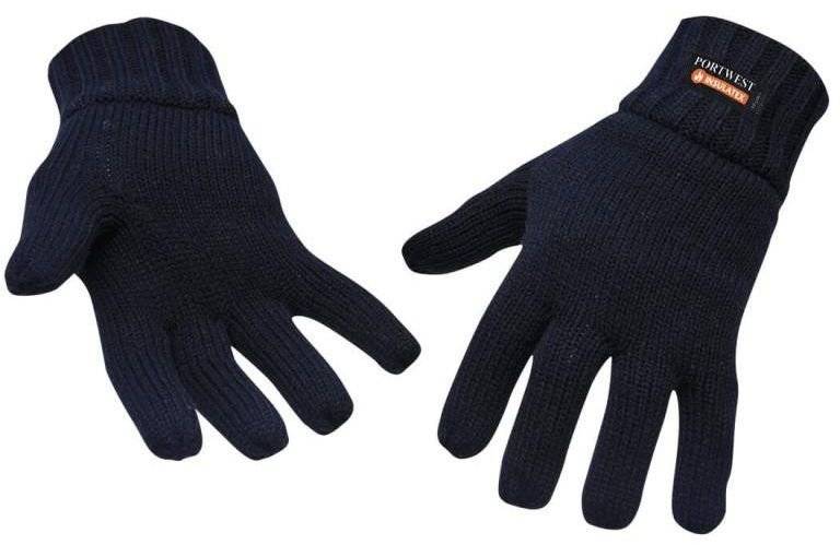 ΓΑΝΤΙΑ ΠΛΕΧΤΑ PORTWEST GL13 INSULATED ΜΠΛΕ ΣΚΟΥΡΟ