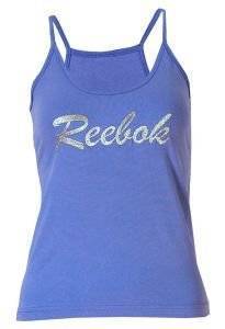 REEBOK  EMBROIDERY ATHLETIC VEST LILLAC BLUE (M)