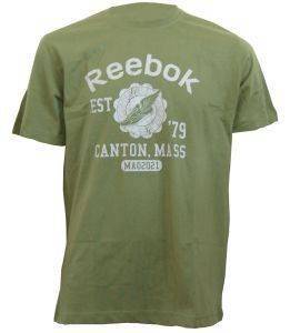 REEBOK  BIG LOGO T DEFENSE GREEN (S)