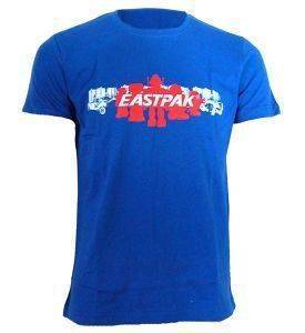  EASTPAK ROBOT CLASSIC T PRINT RACING BLUE L