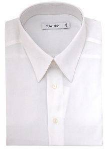 CALVIN KLEIN   SILKY POPLIN (15 1/2)