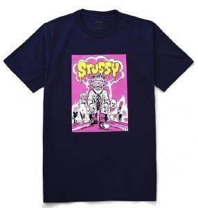 STUSSY T-SHIRT AUTHENTIC MONSTER (M)