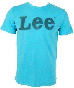 LEE T-SHIRT STONED LOGO  (M)