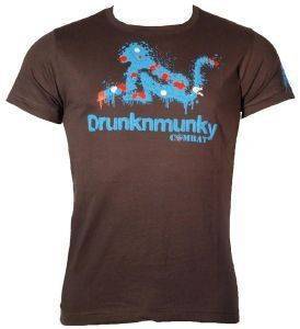 DRUNKNMUNKY COMBAT  T-SHIRT    (XL)