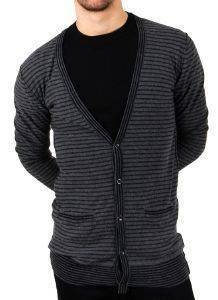  DKNY STRIPE CARDIGAN   (L)