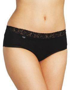 SLOGGI BASIC LACE 20 HIPSTER C2P ΔΙΠΛΗ ΣΥΣΚΕΥΑΣΙΑ ΜΑΥΡΟ 2ΤΕΜ