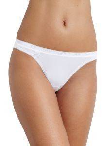 SLOGGI BASIC PRINT MIX TANGA C4P ΛΕΥΚΟ ΡΟΖ 4ΤΕΜ