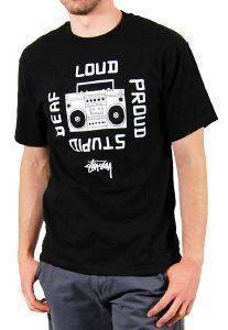 T-SHIRT STUSSY LOUD STUPID  (M)