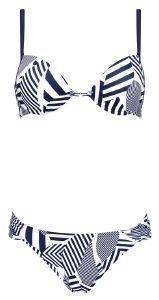 BIKINI SET TRIUMPH IKAT NAVY TWP   (36B)