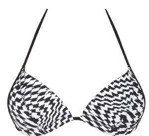 BIKINI TOP SLOGGI SWIM BLACK PEPITA CTOU  (42)