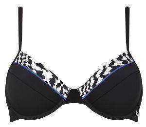 BIKINI TOP SLOGGI SWIM BLACK PEPITA CTOW  (38D)