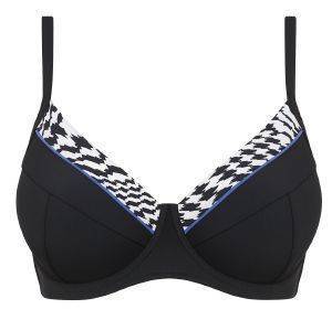 BIKINI TOP SLOGGI SWIM BLACK PEPITA CTOW BIG  (38G)