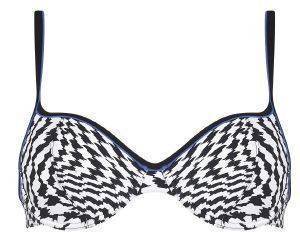 BIKINI TOP SLOGGI SWIM BLACK PEPITA CTOWP  (36C)