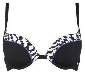 BIKINI TOP SLOGGI SWIM BLACK PEPITA CTOWU  (42B)