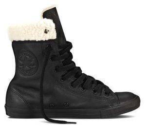  CONVERSE ALL STAR CHUCK TAYLOR LEATHER DAINTY XHI BLACK (EUR:38)