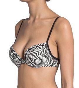 BIKINI TOP SLOGGI SWIM BLACK ART CTOWU  (40B)