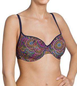 BIKINI TOP SLOGGI SWIM NAVY PEARLS CTOWP BIG   (44F)