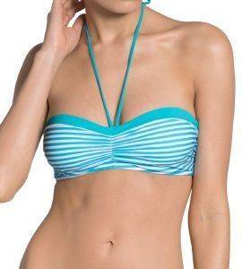 BIKINI TOP SLOGGI SWIM TURQUOISE STRIPES CTOWP 02  (42B)