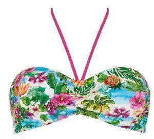 BIKINI TOP SLOGGI SWIM PINK TROPICS CTOWP 02  (36C)