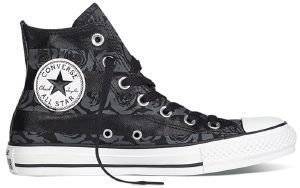  CONVERSE ALL STAR CHUCK TAYLOR ROSE PRINT 549643C BLACK/THUNDER