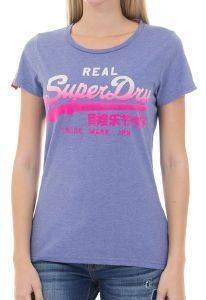 T-SHIRT SUPERDRY VINTAGE LOGO FLOCK    (S)