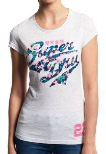 T-SHIRT SUPERDRY STACKER ENTRY  FLORAL    (S)