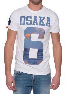 T-SHIRT SUPERDRY OSAKA AQUA  (L)