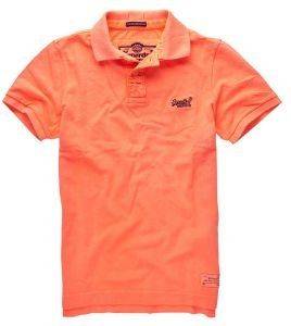 T-SHIRT POLO SUPERDRY VINTAGE DESTROYED FLUO  (M)