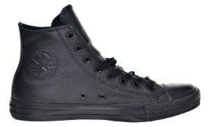  CONVERSE ALL STAR CHUCK TAYLOR AS HI LEATHER 135251C BLACK (EUR:38)