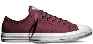  CONVERSE ALL STAR CHUCK TAYLOR II OX 150150C DEEP BORDEAU (EUR:36.5)