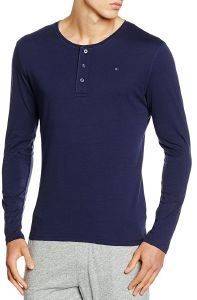   TOMMY HILFIGER ORGANIC COTTON HENLEY   (L)