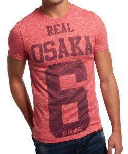 T-SHIRT SUPERDRY REAL OSAKA 6 KOKKINO  (XL)