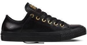  CONVERSE ALL STAR CHUCK TAYLOR OX 555964C BLACK/GOLD (EUR:37)