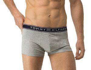  TOMMY HILFIGER STRIPE COTTON LOW-RISE TRUNK HIPSTER   (S)