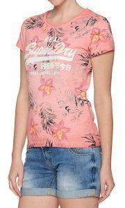 T-SHIRT SUPERDRY VINTAGE LOGO HIBISCUS OVERDYED  (M)