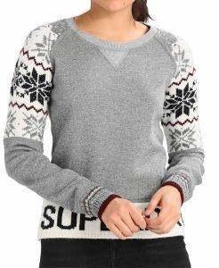  SUPERDRY CHALET SNOW PANEL  (L)