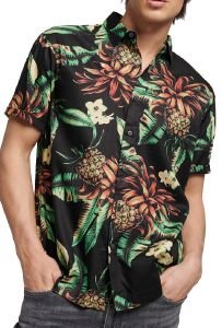  SUPERDRY OVIN VINTAGE HAWAIIAN  M4010620A 9FC FLORAL  (S)