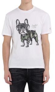 T-SHIRT REPLAY WITH BULLDOG M6677 .000.2660 001 